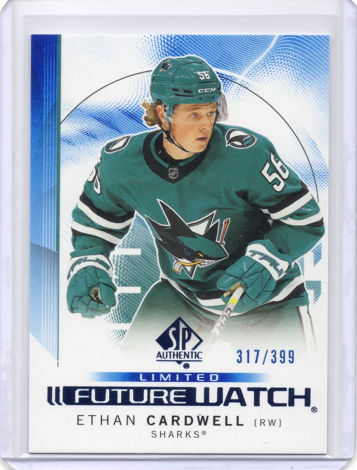 Authentic Ethan Cardwell 2024 Upper Deck SP