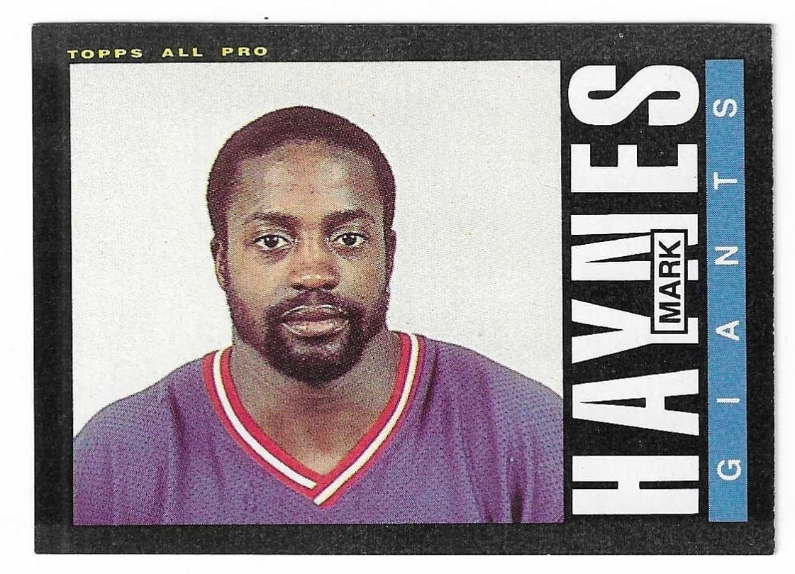 Football Mark Haynes 1985 Topps
