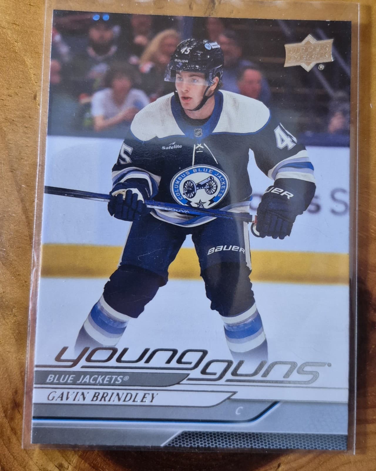 Gavin Brindley trading card