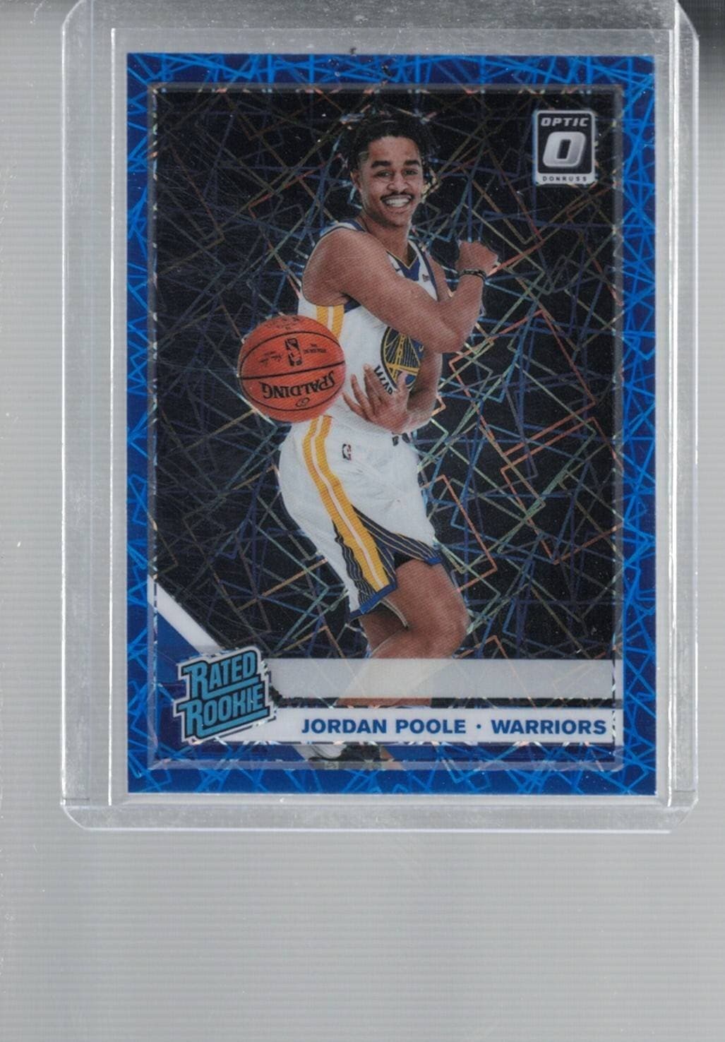 Jordan Poole Blue 2019 Donruss Optic 2019 Donruss Optic