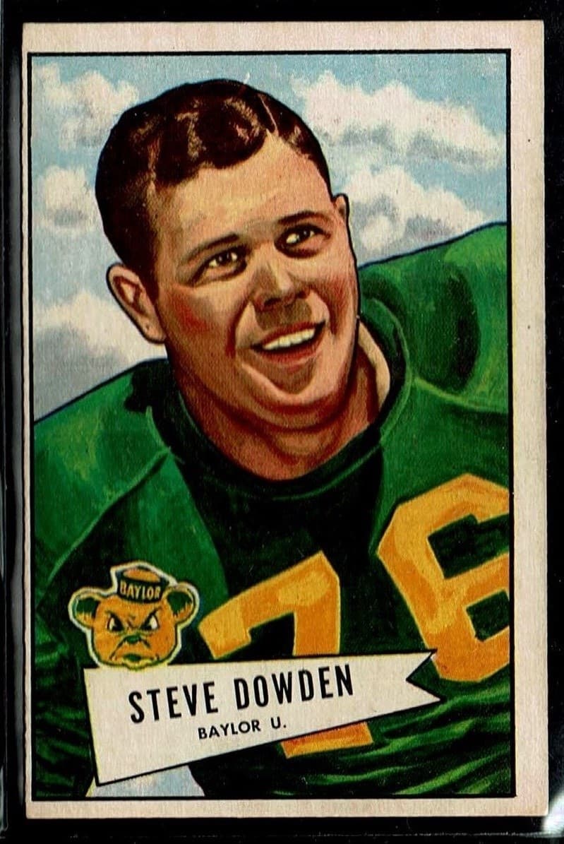 LARGE FOOTBALL GREEN BAY PACKE 1952 Bowman