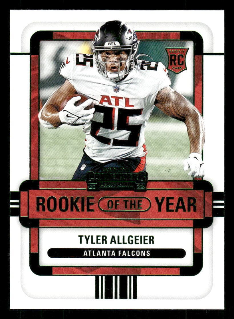 Tyler Allgeier 2022 Panini Contenders 2022 Panini Contenders