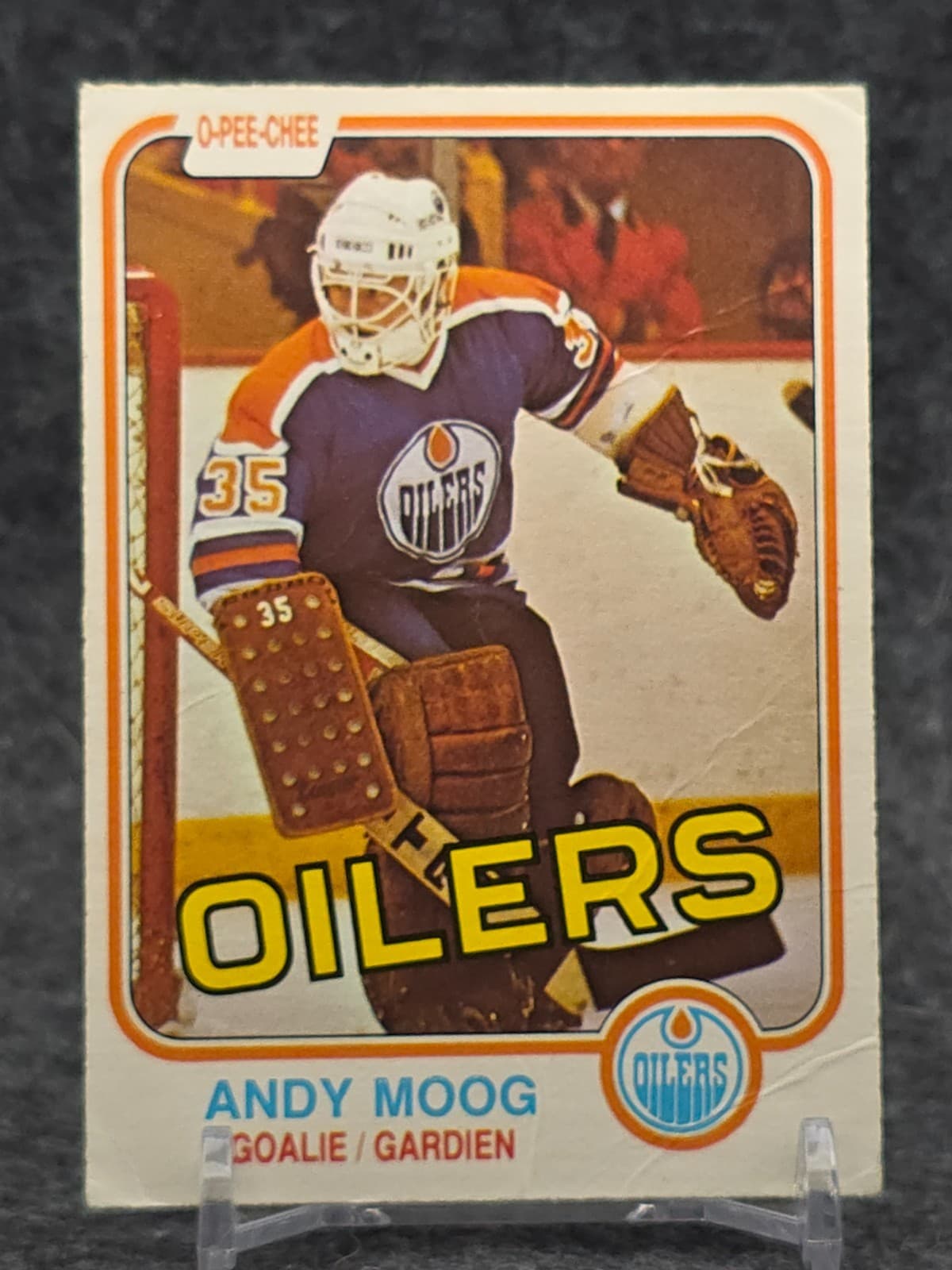 Andy Moog Oilers 1981 O-Pee-Chee 1981 O-Pee-Chee