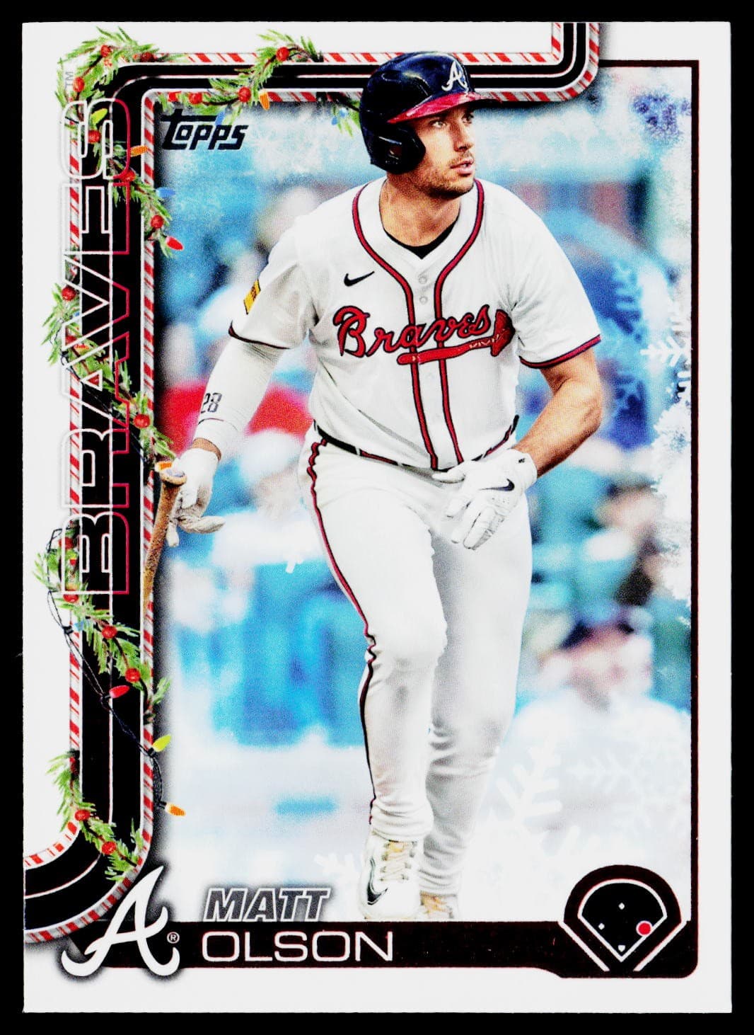 Holiday Matt Olson 2025 Topps 2025 Topps silver example 1