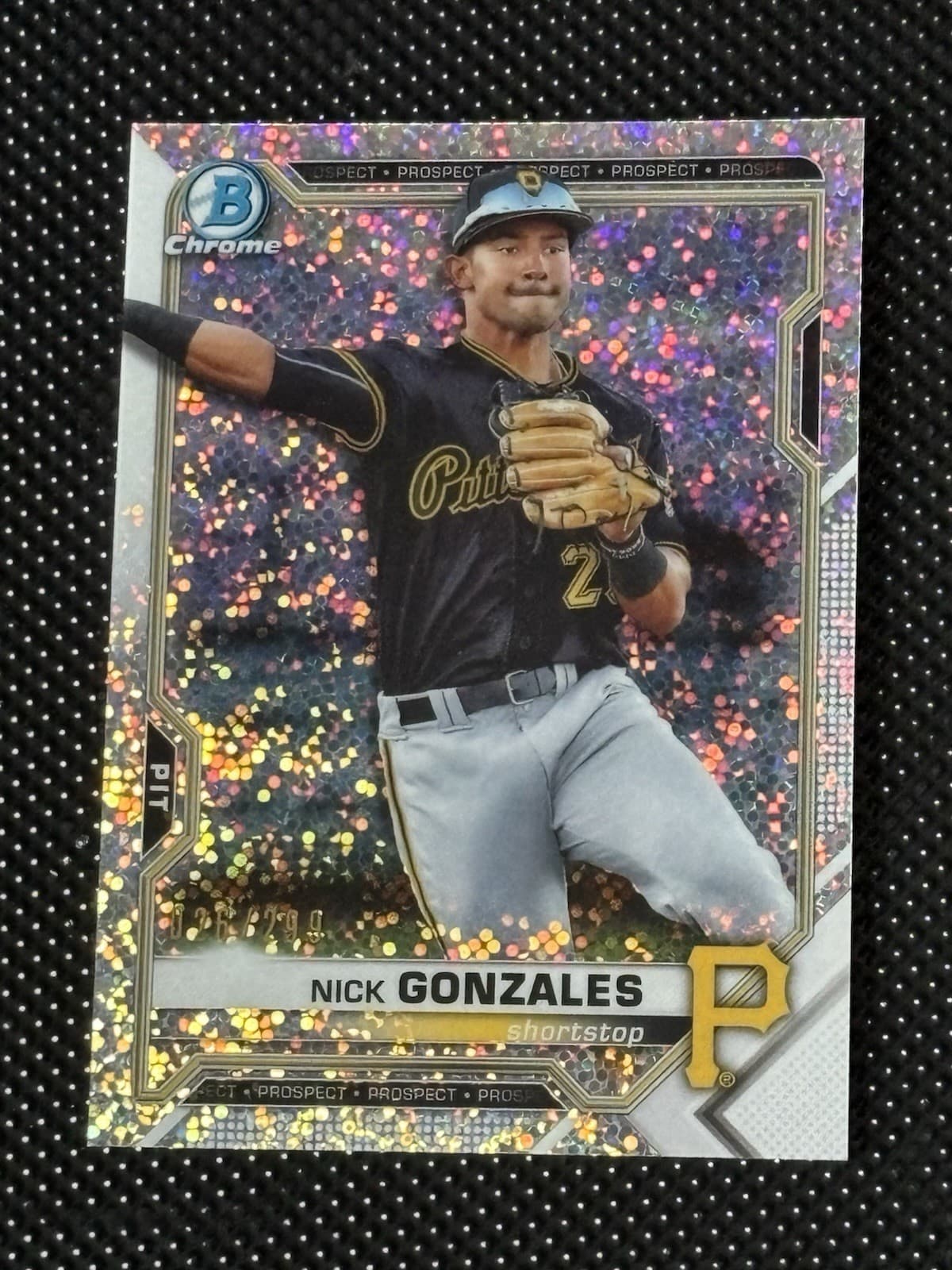 Nick Gonzales Speckle 2021 Bowman Chrome 2021 Bowman Chrome