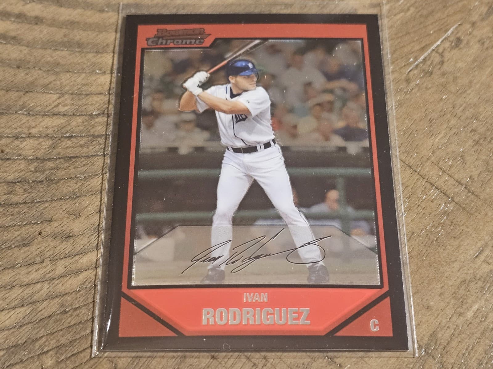 Ivan Rodriguez Detroit 2007 Bowman Chrome 2007 Bowman Chrome