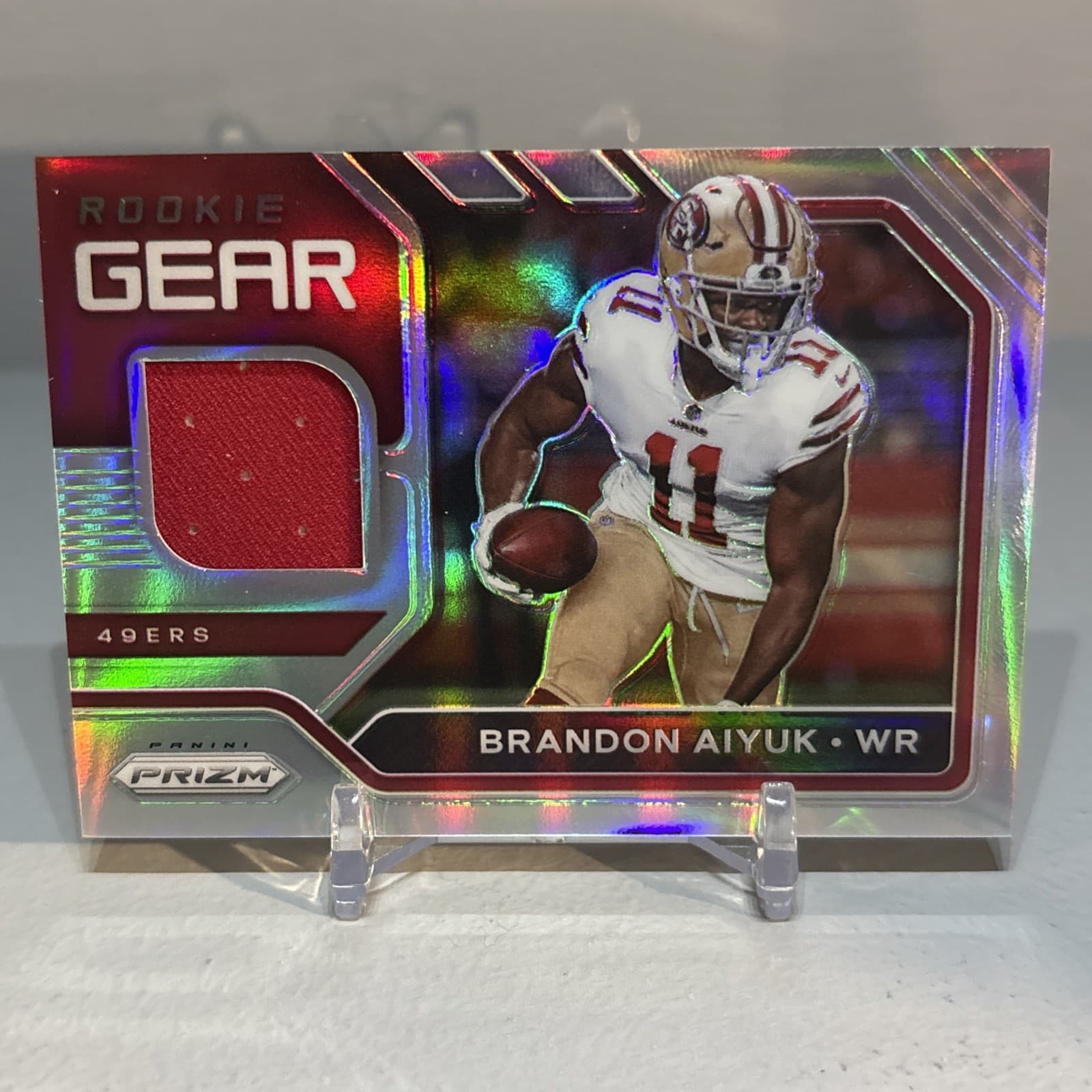 Brandon Aiyuk Gear 2020 Panini Prizm 2020 Panini Prizm silver