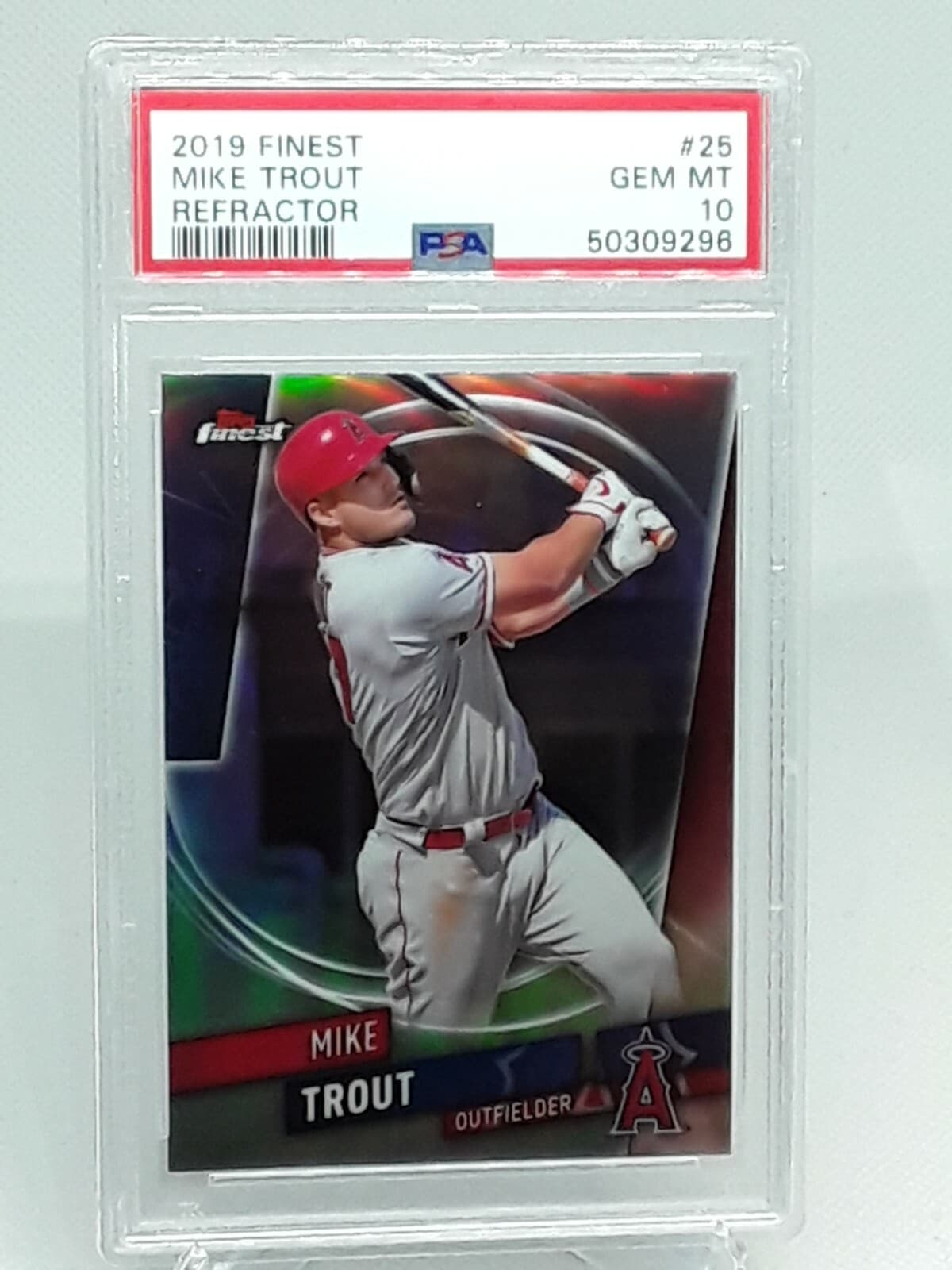 Mike Trout Baseball 2019 Topps Finest 2019 Topps Finest