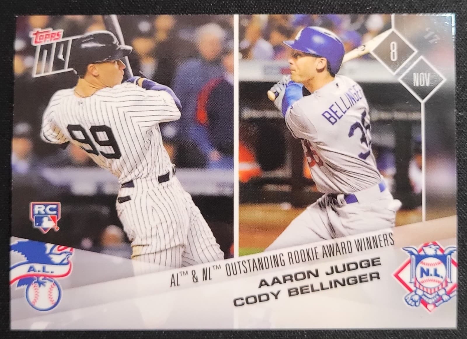 AARON JUDGE / CODY BELLINGER N 2017 Topps