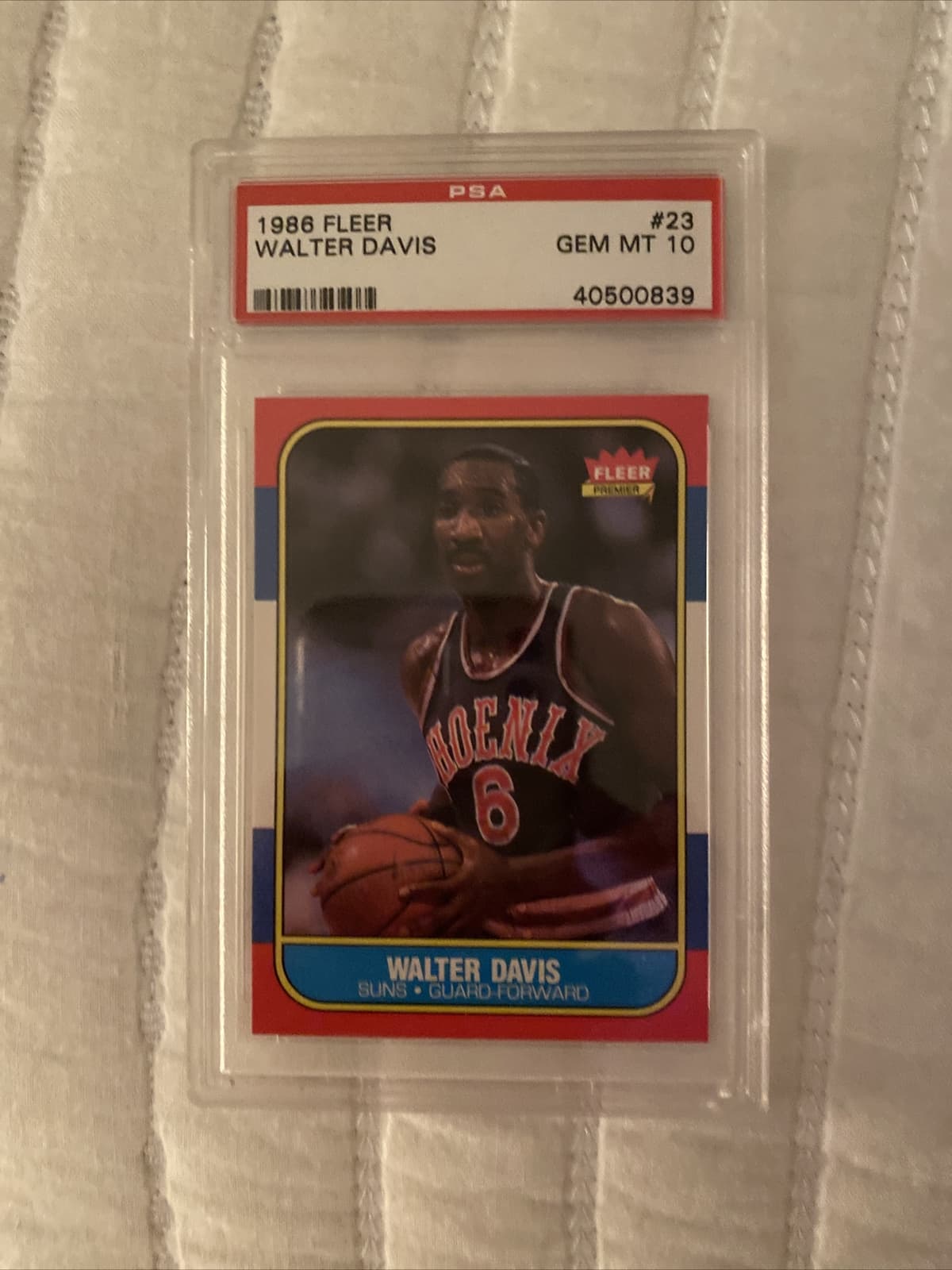 Basketball Walter Davis 1986 Fleer 1986 Fleer