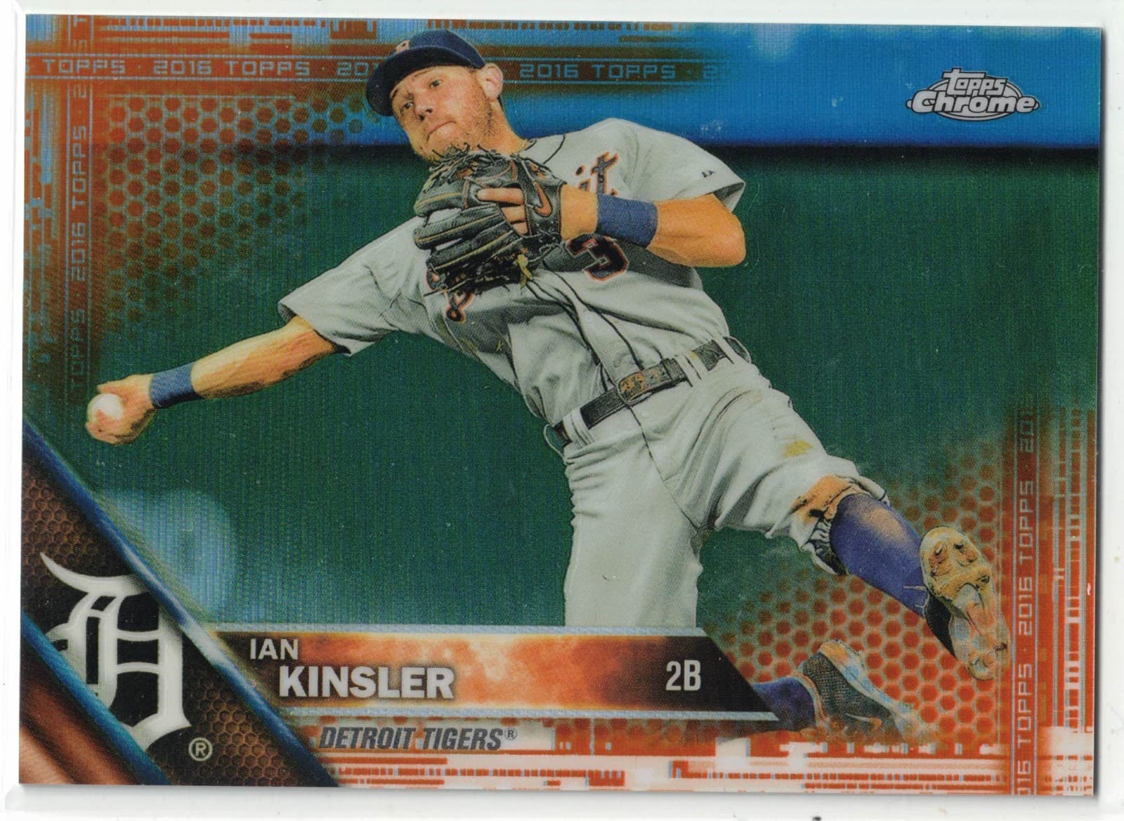 Detroit Tigers 2016 Topps Chrome 2016 Topps Chrome orange