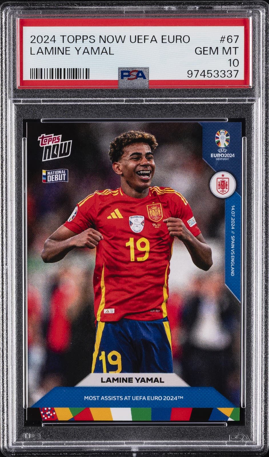 NOW UEFA EURO LAMINE YAMAL 2024 Topps 2024 Topps