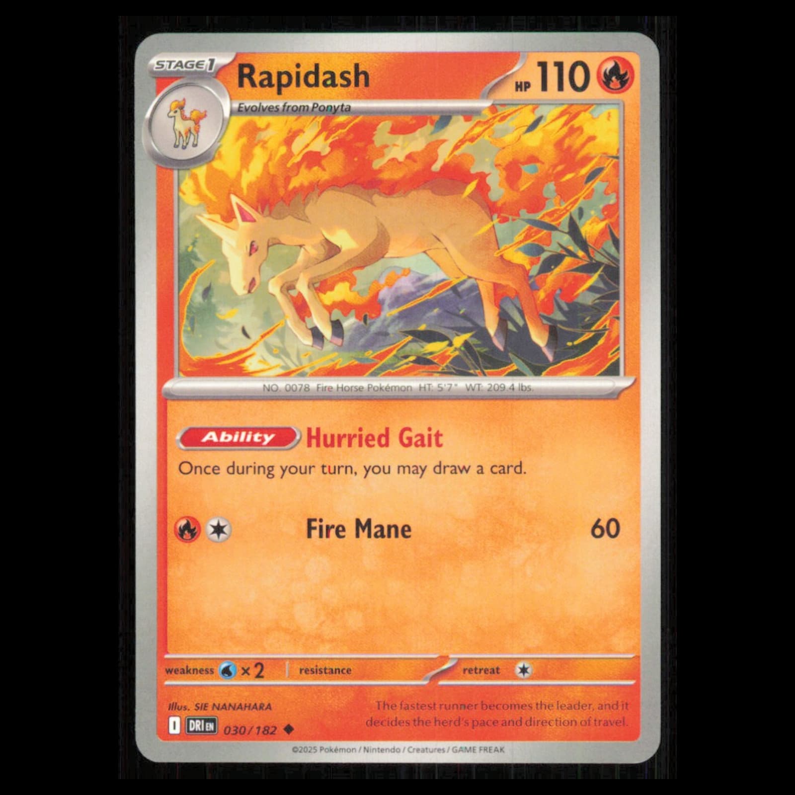 Rapidash Scarlet 2025 Unknown 2025 Unknown