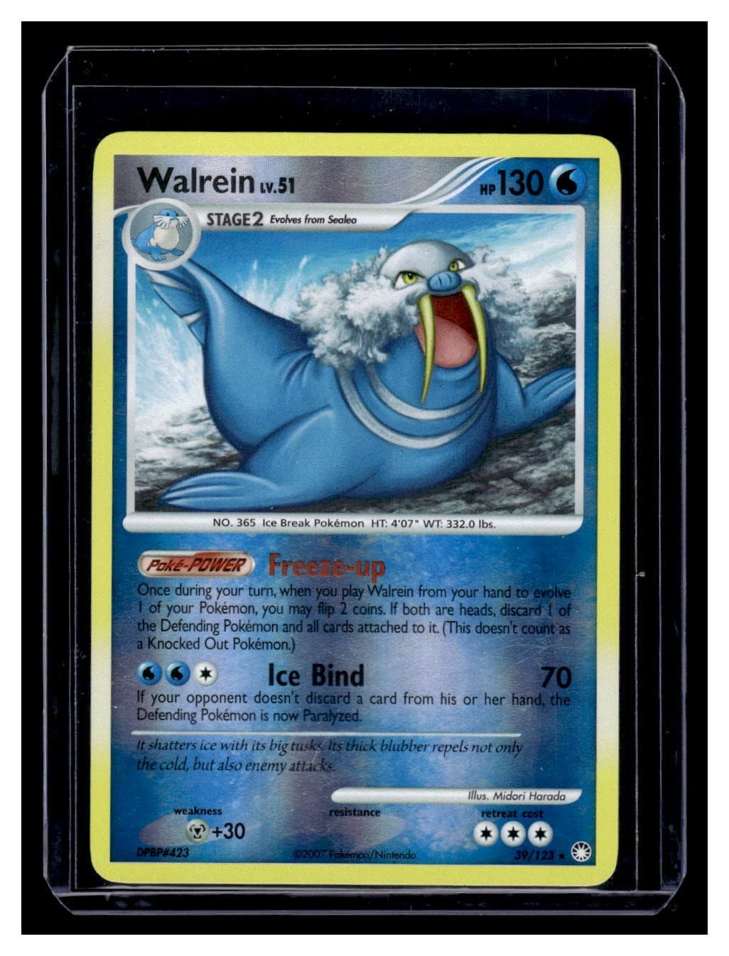 Walrein trading card