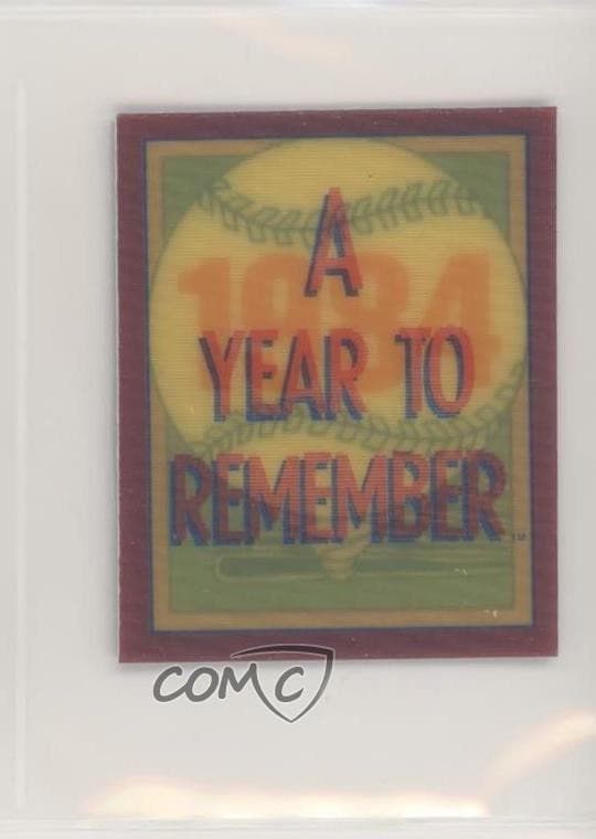 Remember Inserts 1989 Score 1989 Score