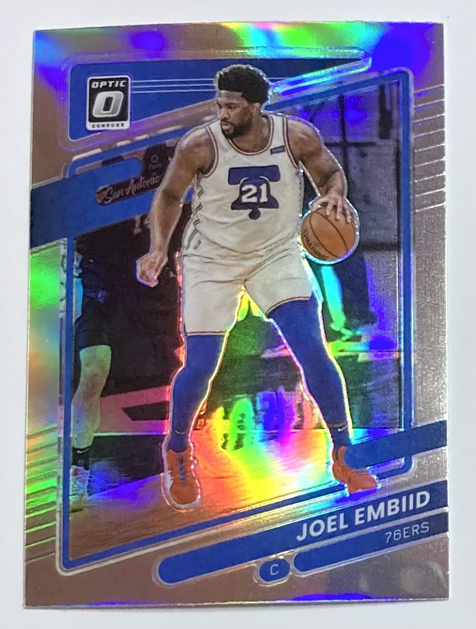 Joel Embiid Silver 2021 Donruss Optic 2021 Donruss Optic