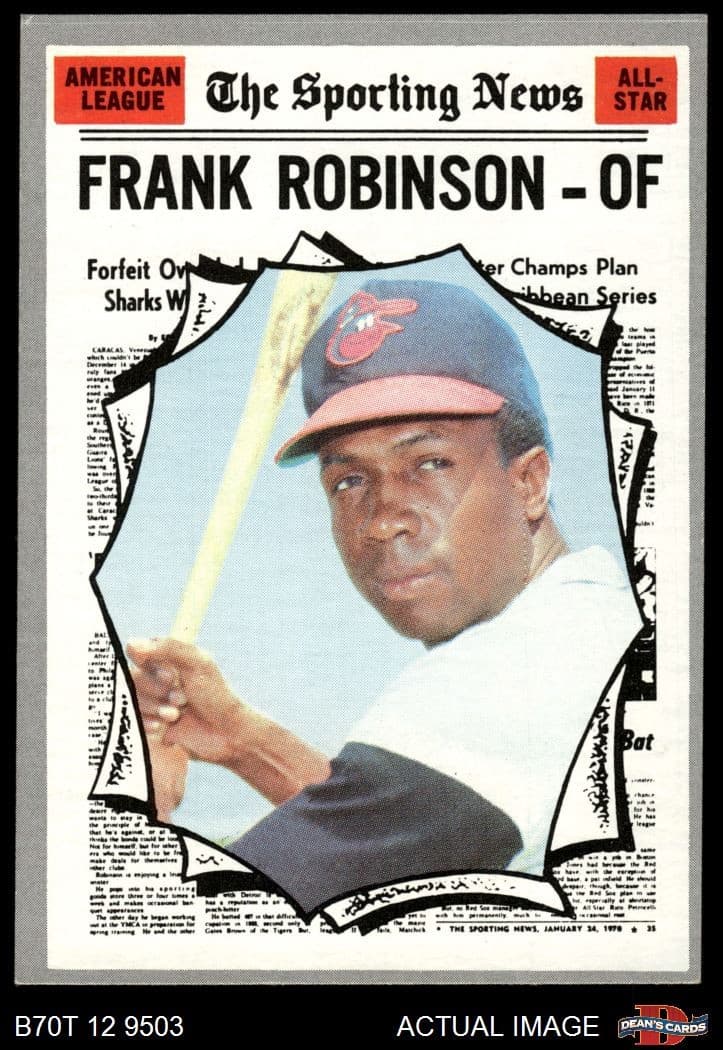 Frank Robinson All 1970 Topps 1970 Topps