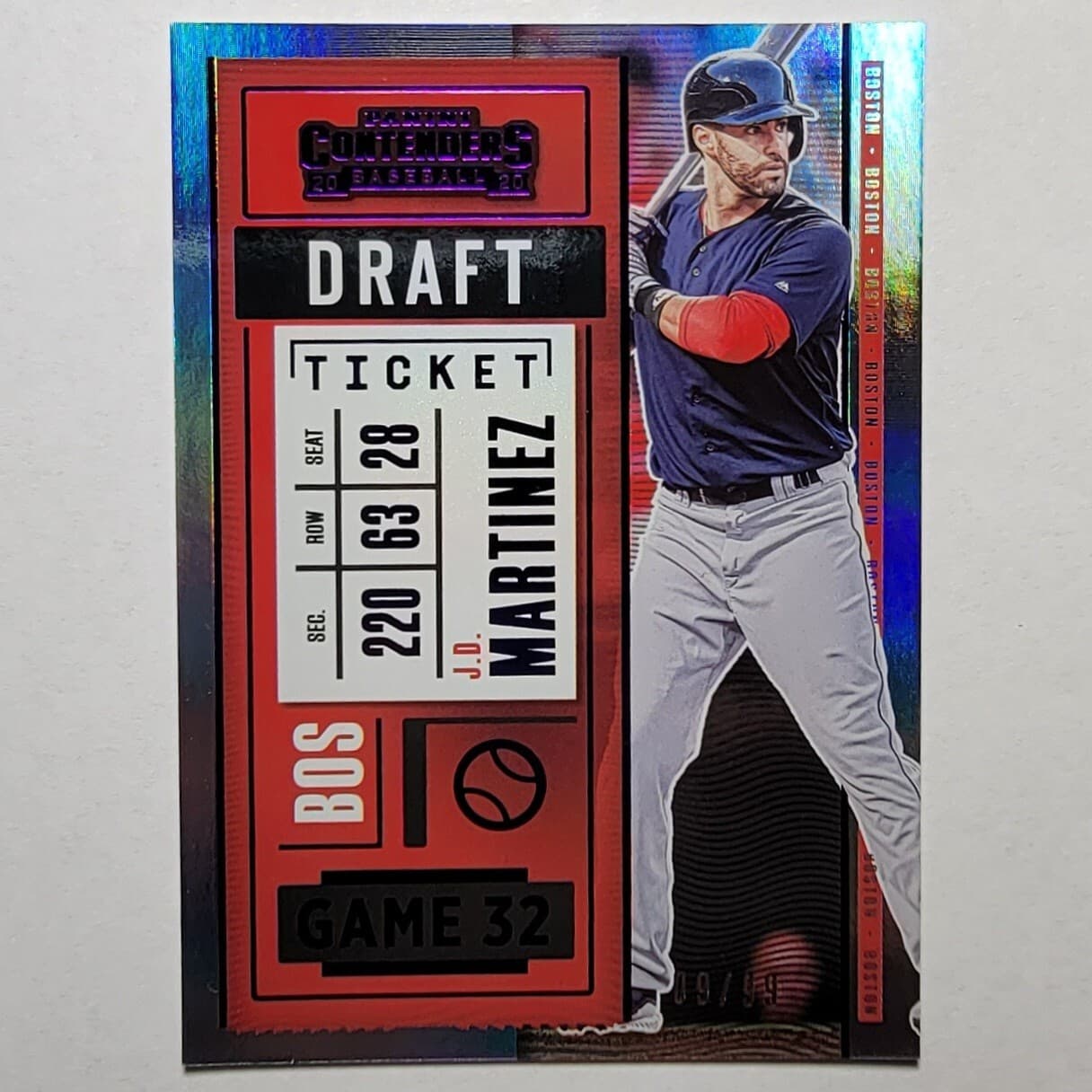 Martinez Draft Ticket 2020 Panini Contenders