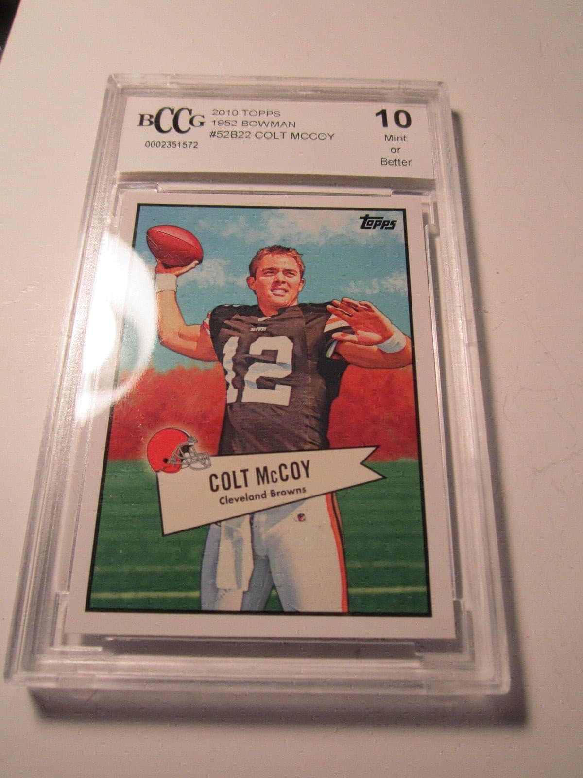 COLT MCCOY FOOTBALL BCCG BECKE #52B22