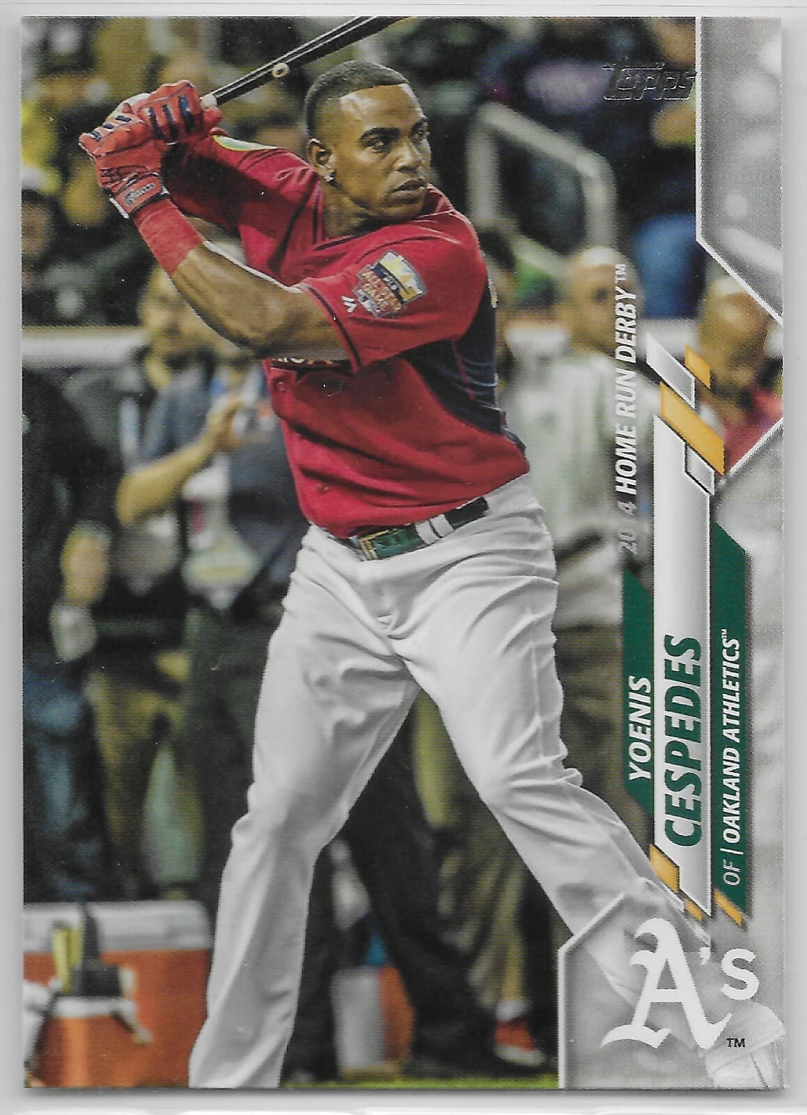 Yoenis Cespedes Oakland 2020 Topps Update