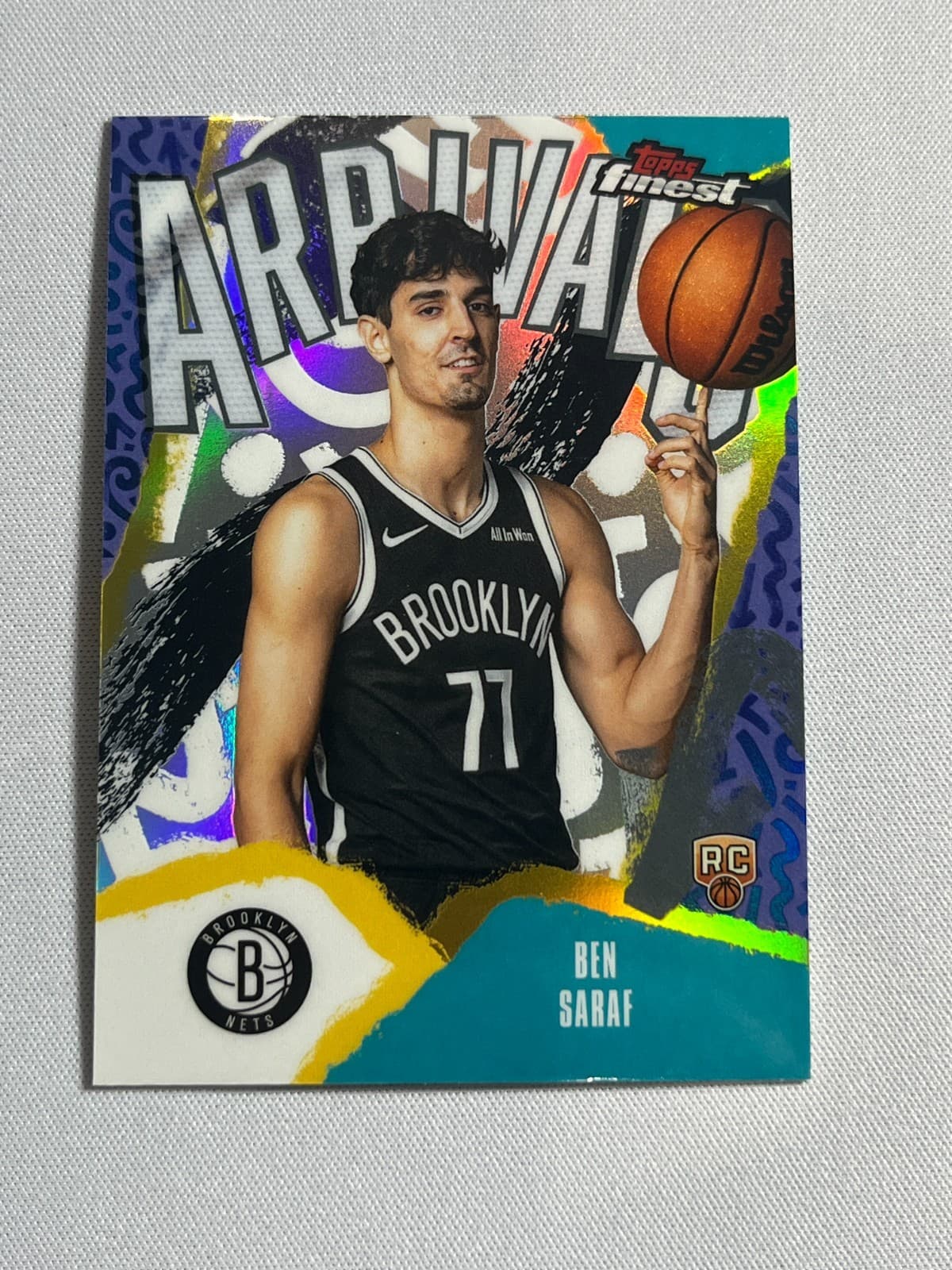 -26 Basketball BEN SARAF Arriv 2025 Topps Finest 2025 Topps Finest