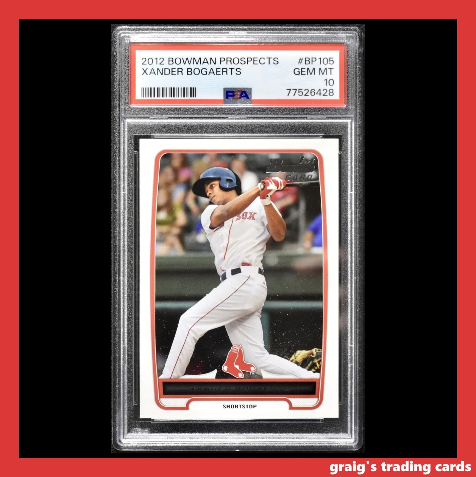 Prospects Xander Bogaerts 2012 Bowman