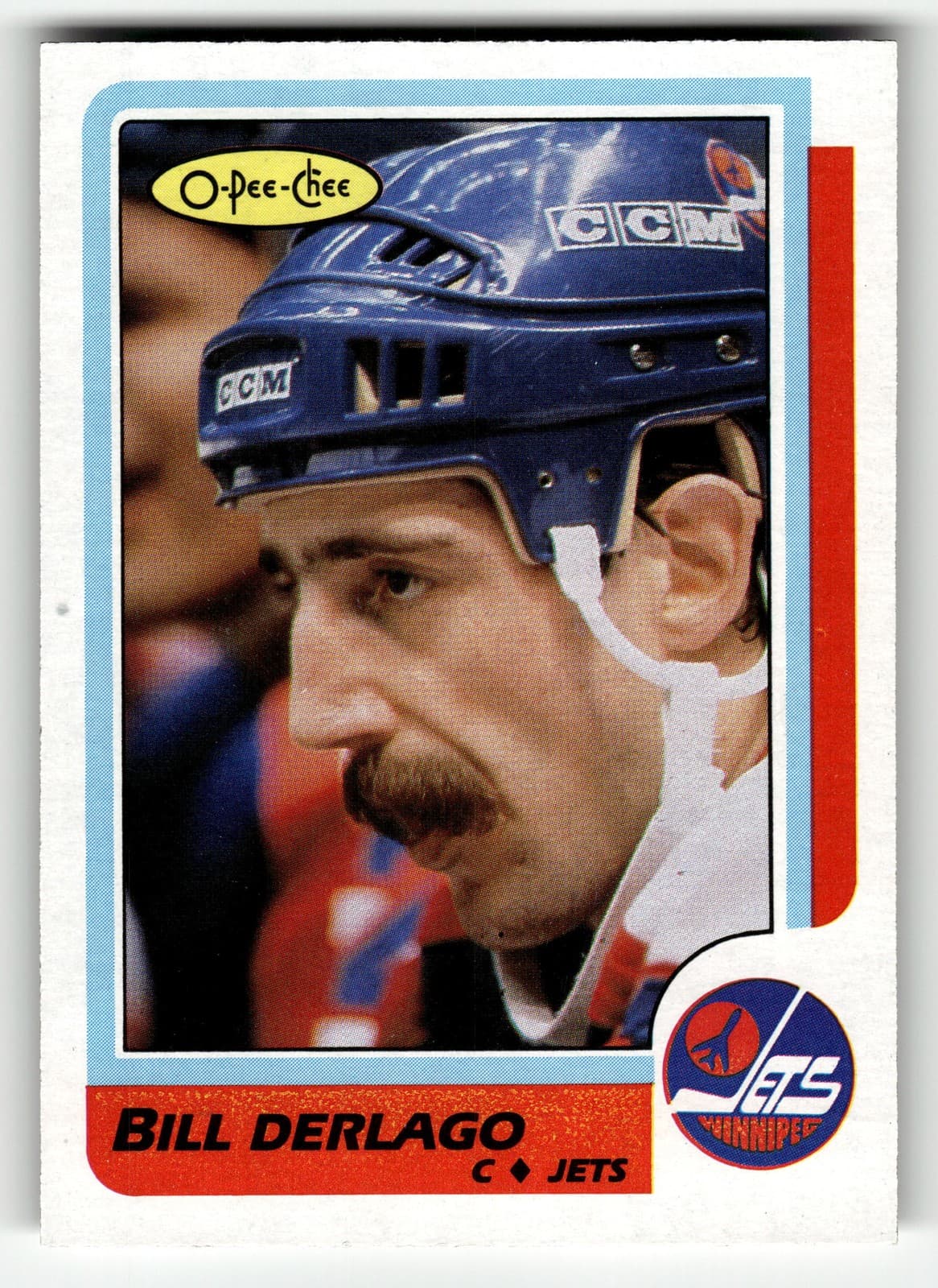 Bill Derlago trading card