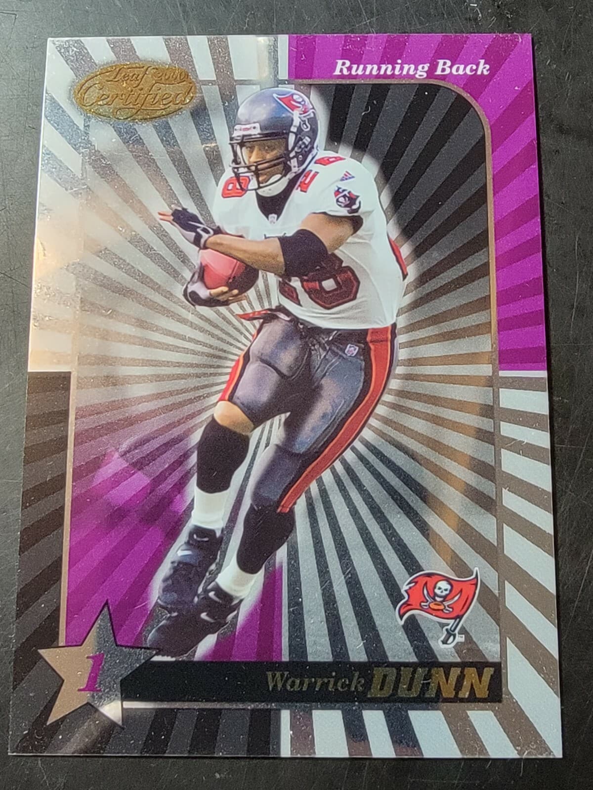 Certified Football Warrick #87