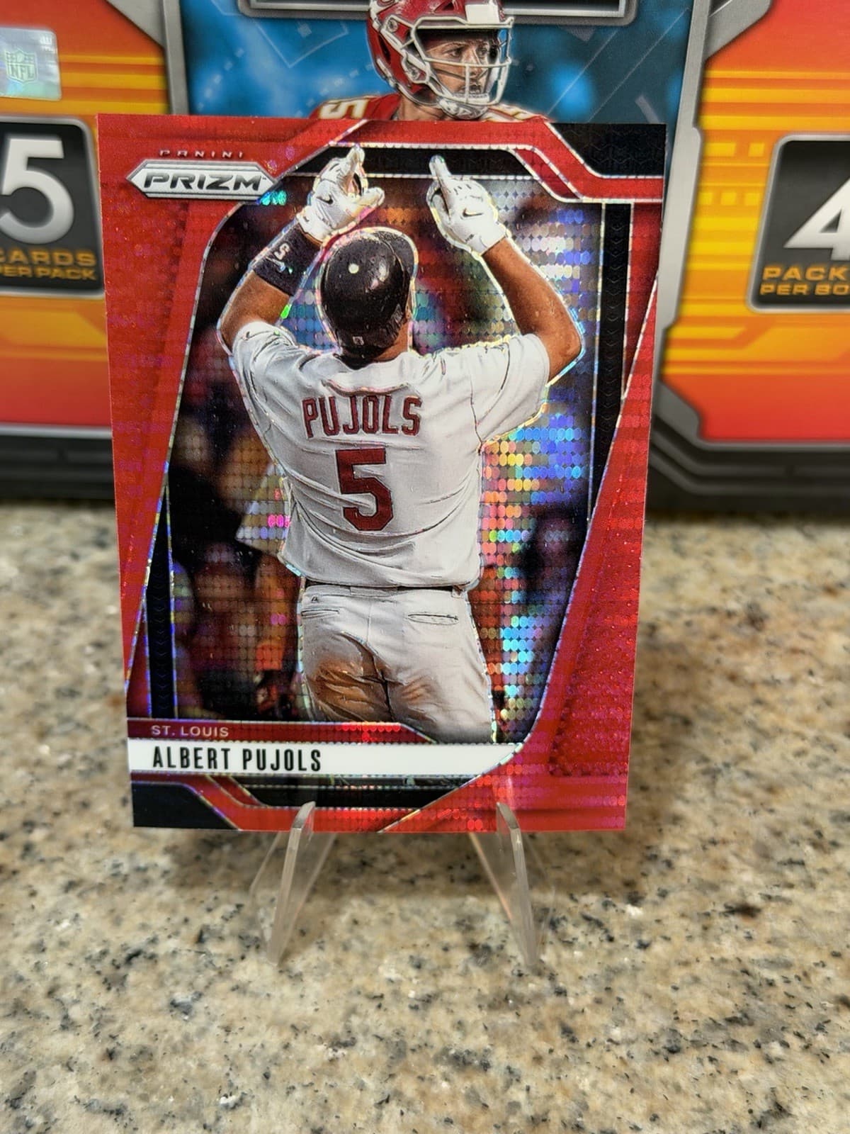 Albert Pujols Red 2025 Panini Prizm