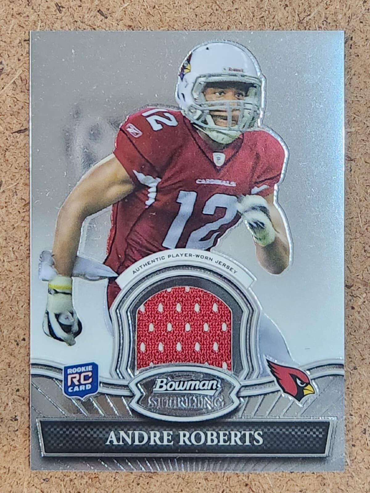 Football Relics Jersey 2010 Bowman Sterling
