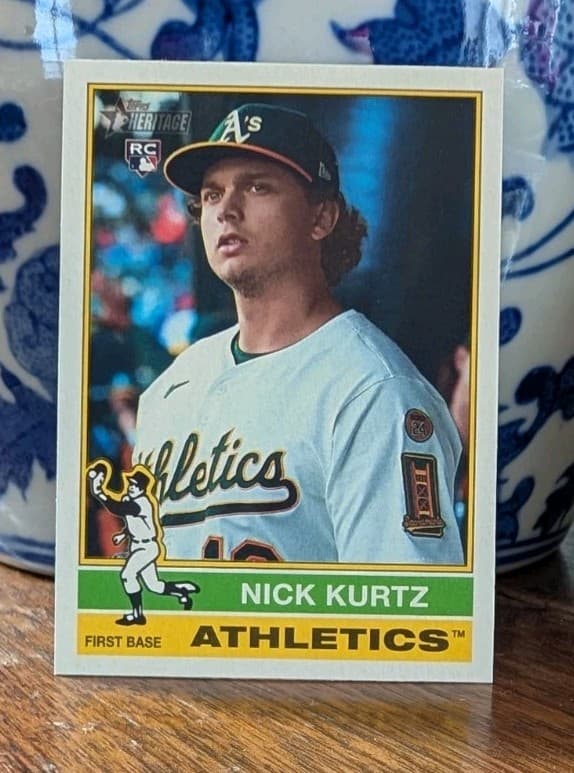 Nick Kurtz High 2025 Topps Heritage 2025 Topps Heritage