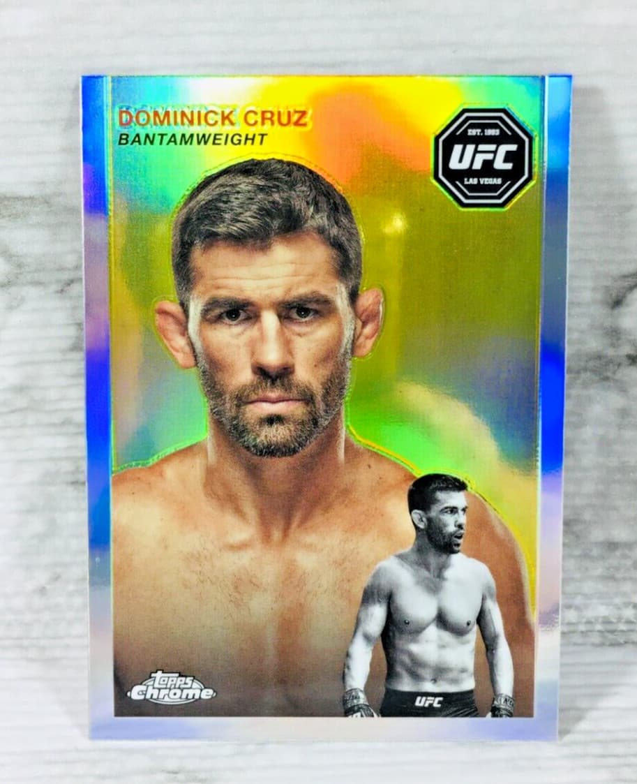 UFC -14 DOMINICK CRUZ TOPPS SS 2024 Topps Chrome 2024 Topps Chrome refractor