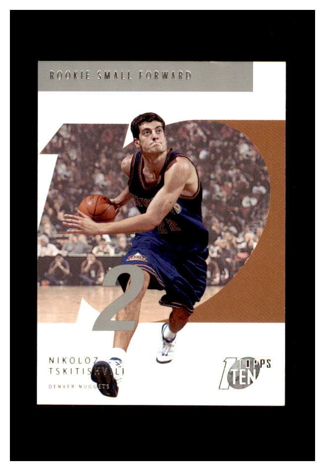 -03 TEN BASKETBALL NIKOLOZ TSK 2002 Topps
