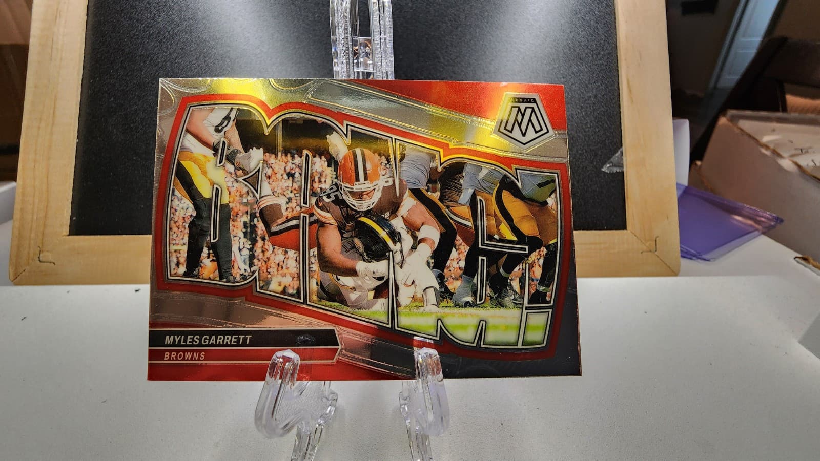 Football Myles Garrett 2024 Panini Mosaic 2024 Panini Mosaic