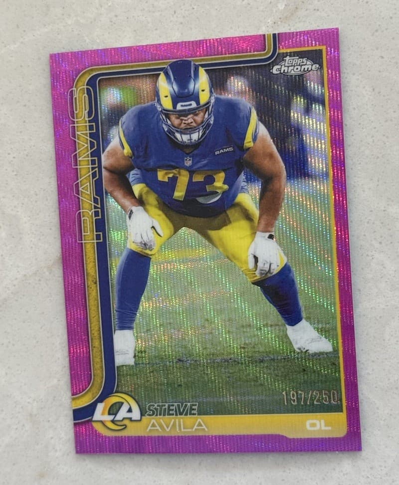 Steve Avila trading card