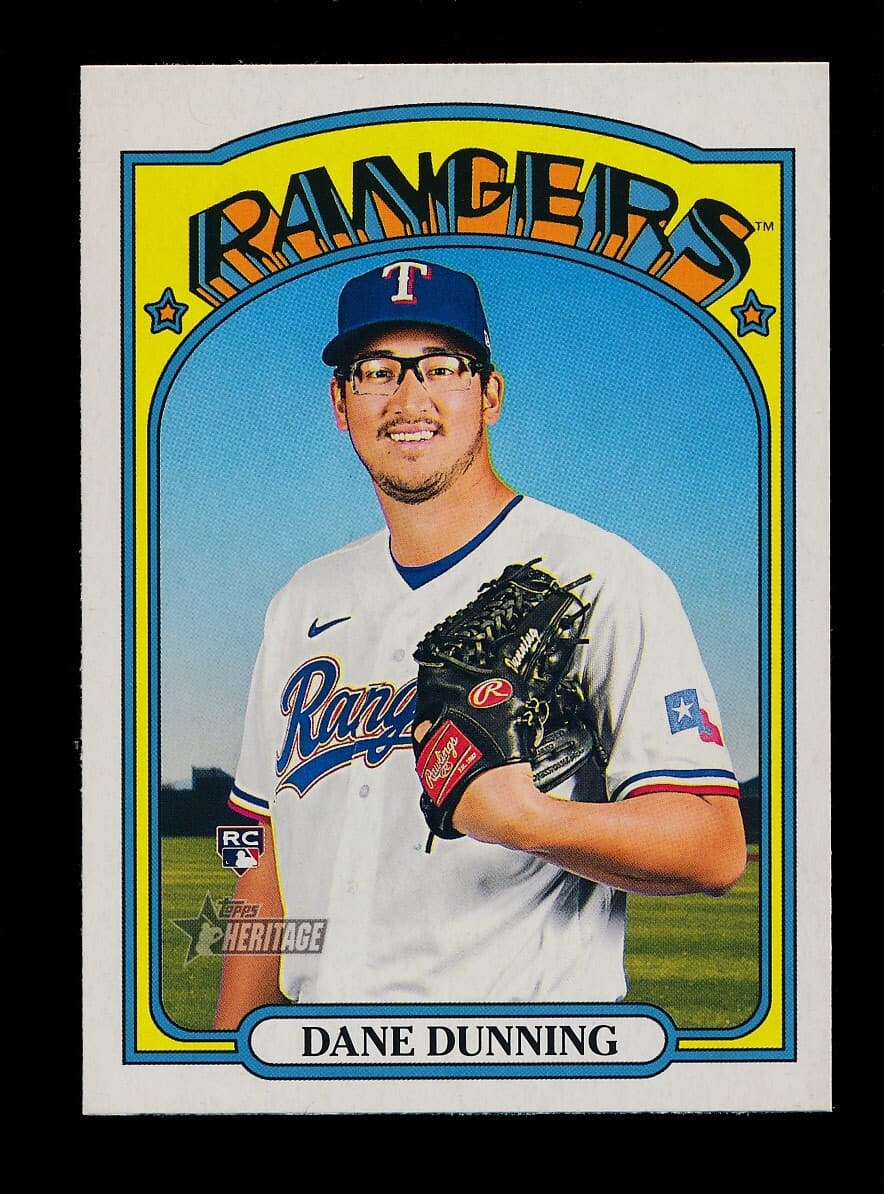 Texas Rangers 2021 Topps Heritage