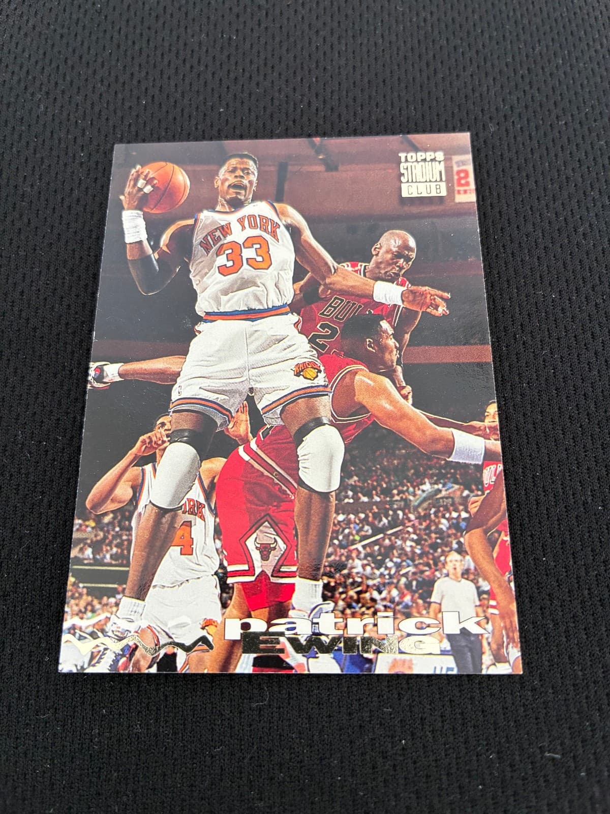 PATRICK EWING VS MICHAEL JORDA 1993 Topps Stadium Club 1993 Topps Stadium Club