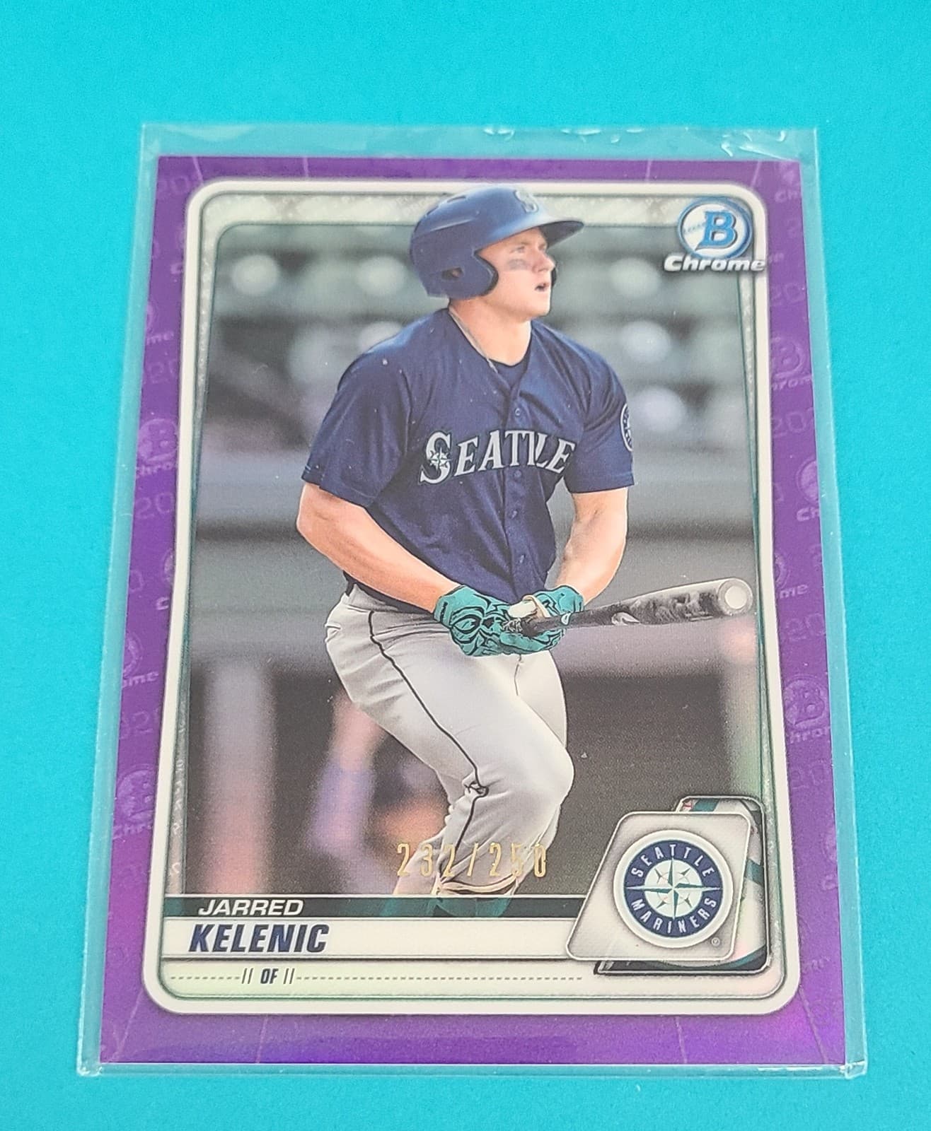 Jarred Kelenic 2020 Bowman Chrome 2020 Bowman Chrome refractor example 1
