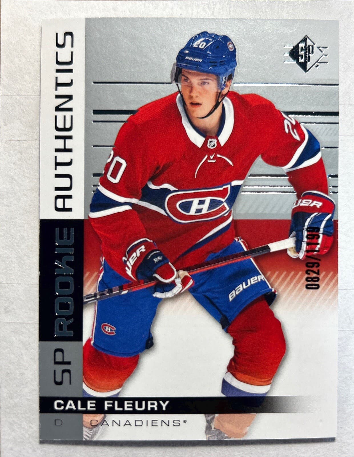 Cale Fleury 2019 Upper Deck SP 2019 Upper Deck SP