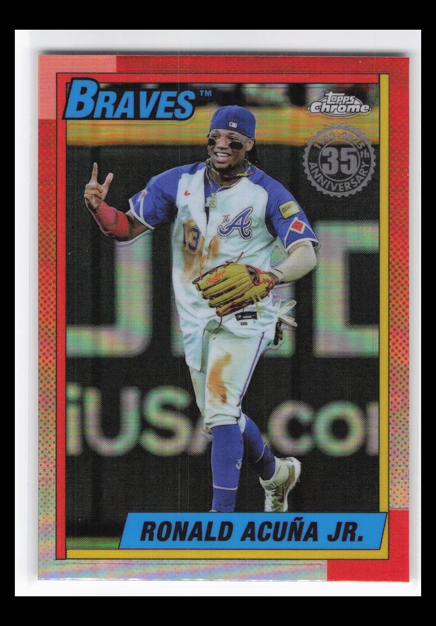 Ronald Acuna Jr 2025 Topps Chrome 2025 Topps Chrome