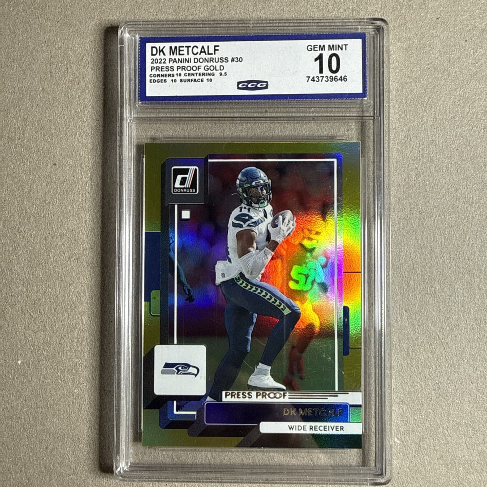 Metcalf Press Proof 2022 Panini 2022 Panini
