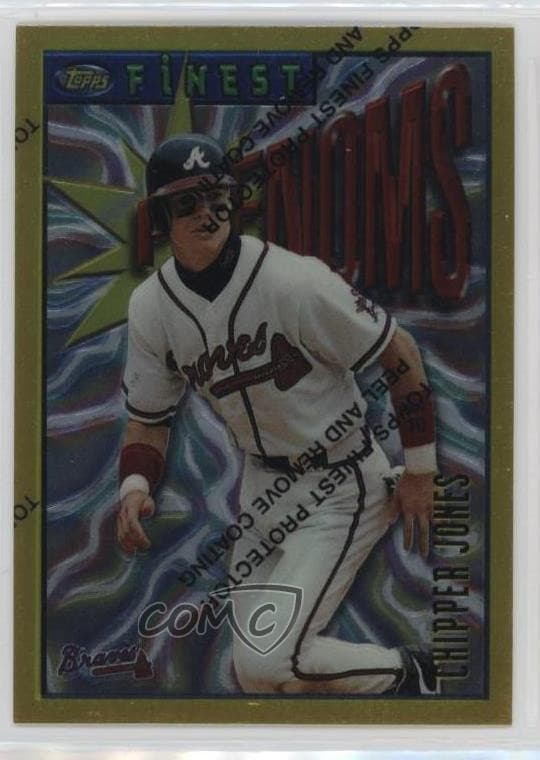Chipper Jones 1996 Topps Finest 1996 Topps Finest