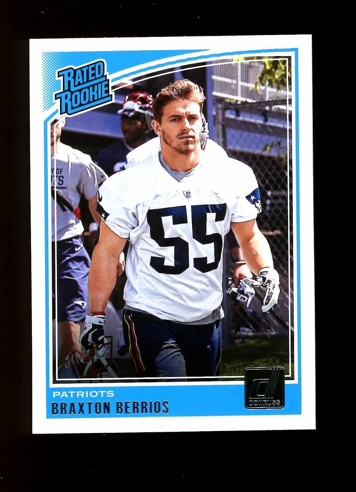 Braxton Berrios Patriots 2018 Donruss