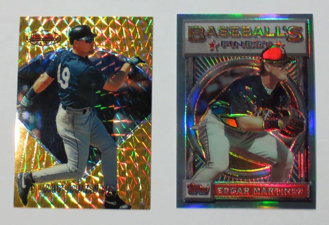 EDGAR MARTINEZ + ATOMIC JAY BU 1993 Topps Finest 1993 Topps Finest