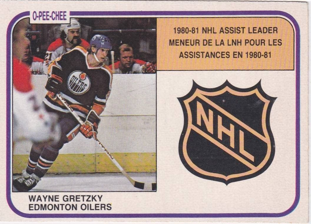 Wayne Gretzky Edmonton 1981 O-Pee-Chee 1981 O-Pee-Chee
