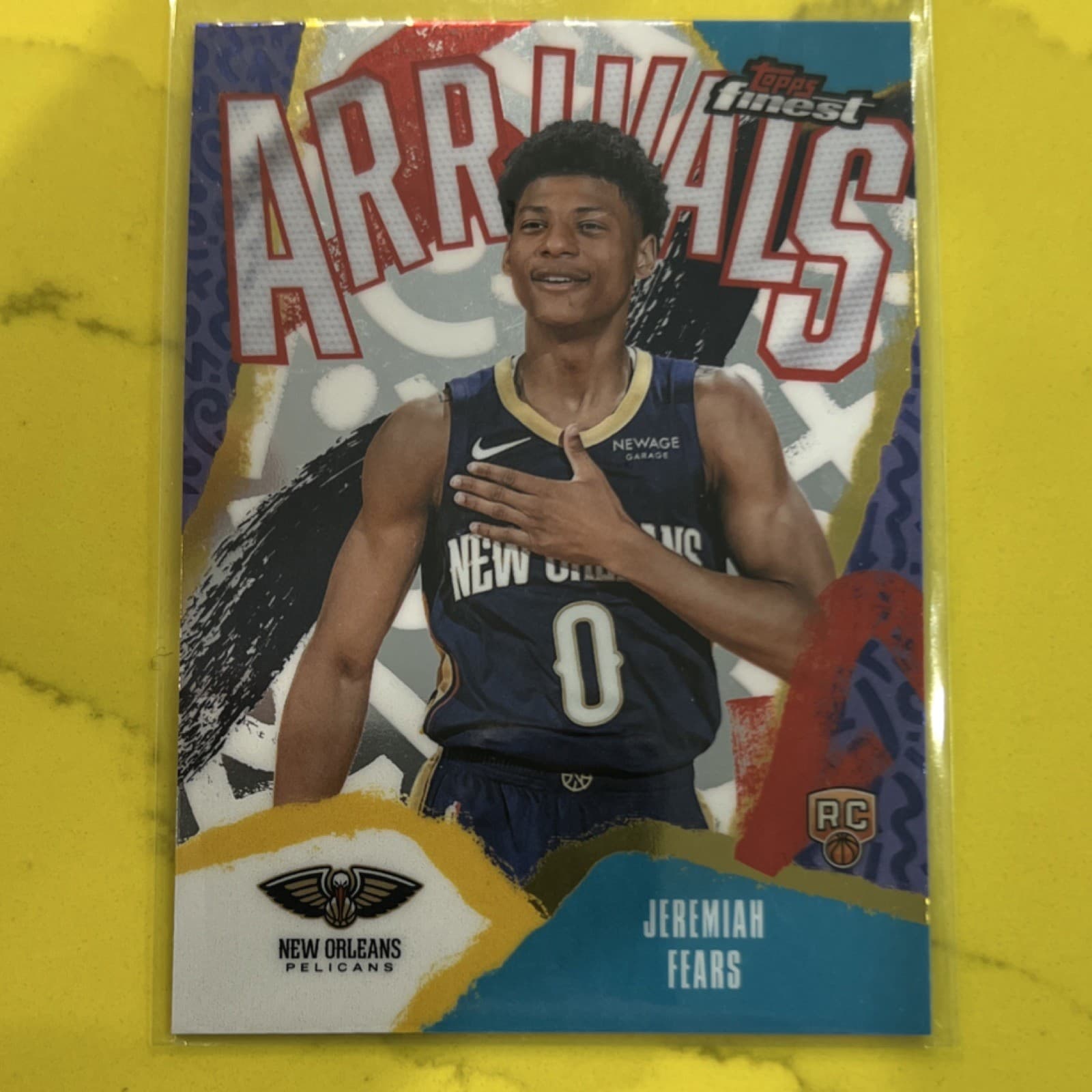 Arrivals Jeremiah Fears 2025 Topps Finest 2025 Topps Finest