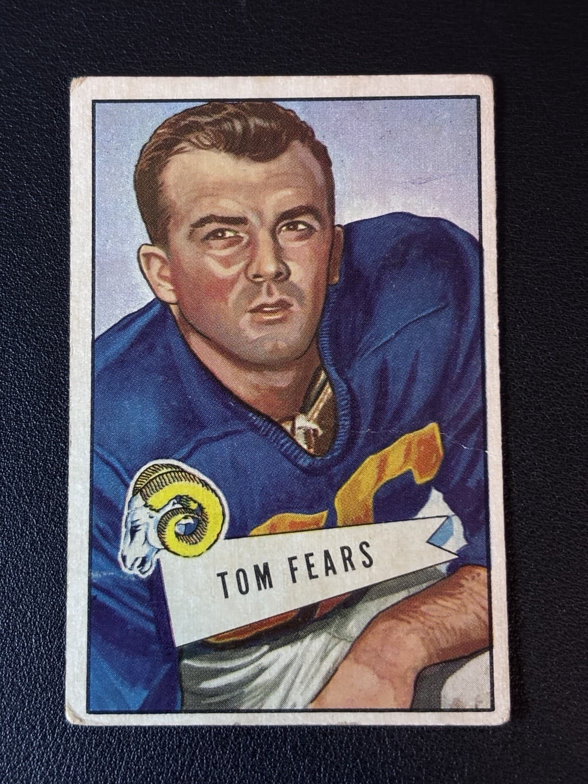 Large Football Tom 1952 Bowman 1952 Bowman