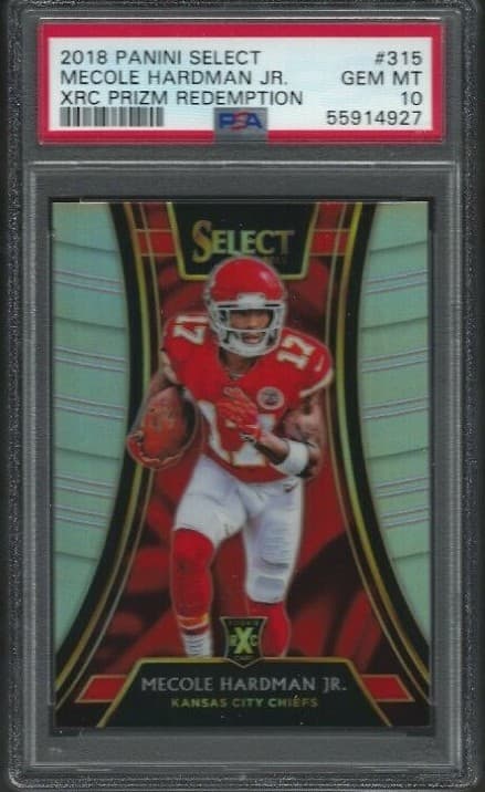 MECOLE HARDMAN XRC RDM POP 22 2018 Panini Select 2018 Panini Select