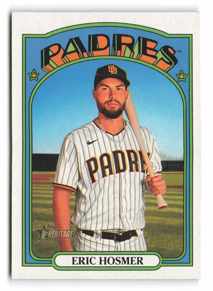 Eric Hosmer San 2021 Topps Heritage 2021 Topps Heritage