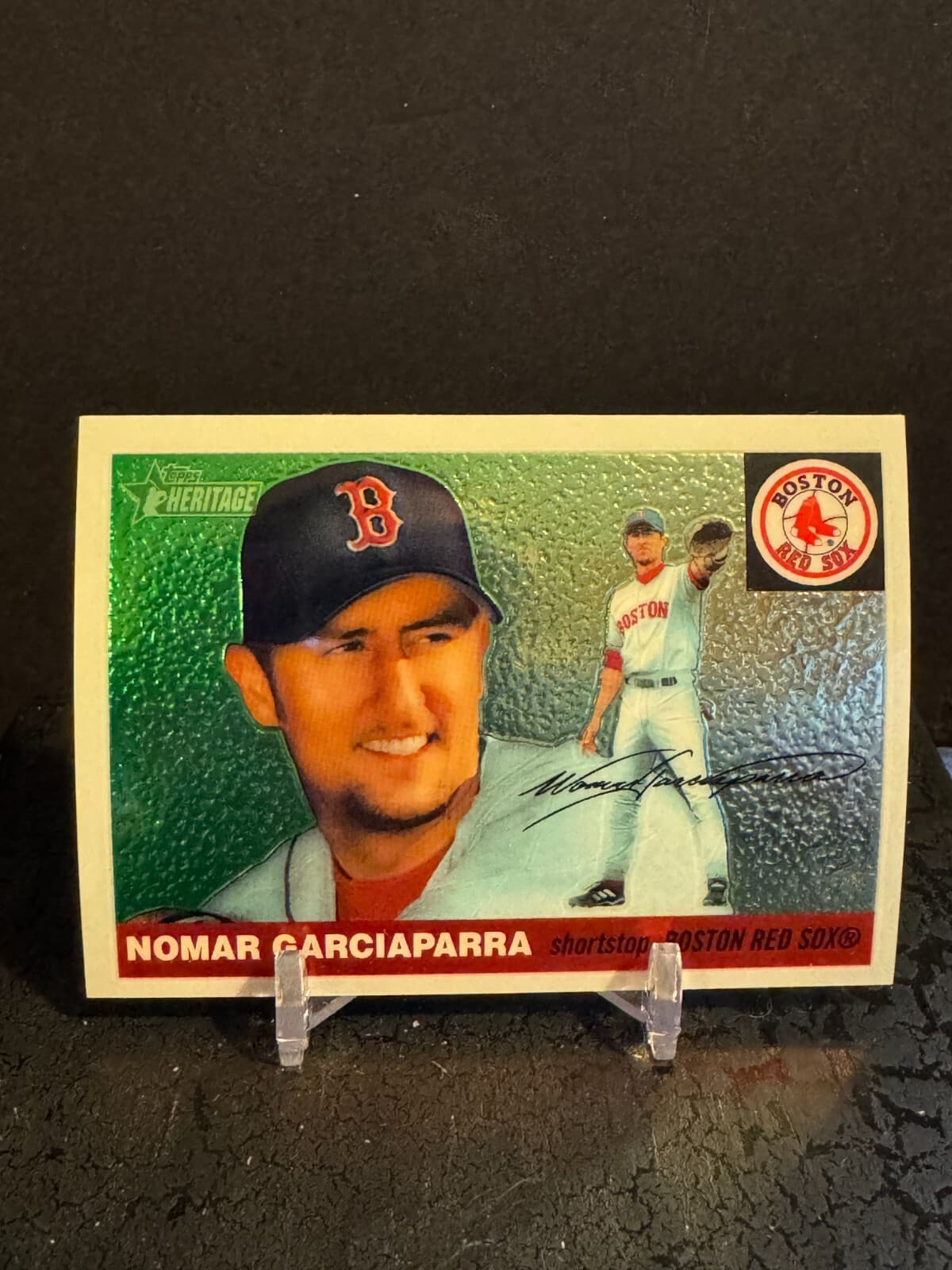 Baseball Nomar Garciaparra 2004 Topps Heritage 2004 Topps Heritage